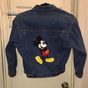 Authentic vtg Mickey Mouse jean jacket